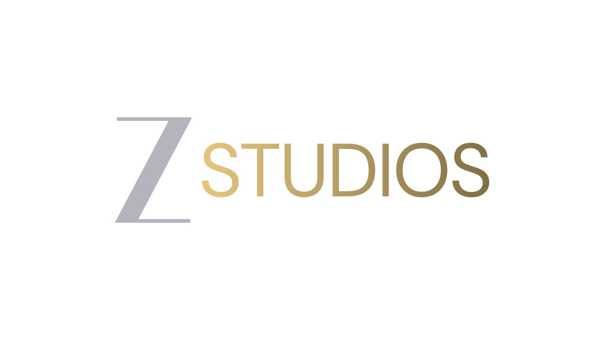 The Zee Studios logo: a grey letter Z beside the word STUDIOS in gold lettering on a white background